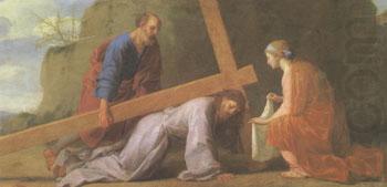 Jesus Carrying the Cross (san 05), Eustache Le Sueur